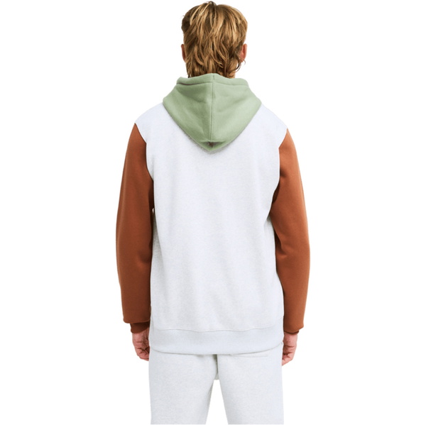 2026 Billabong Mens Arch Block Hoodie EBYFT00155 - Light Grey Heather